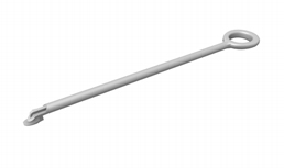 Lashing rod fixed head